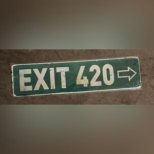 New Metal 420 Sign (4x16”)